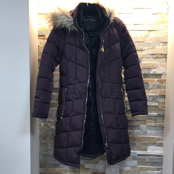 🎁 Calvin Klein Faux Fur-Trim Parka - Picture 3 of 10